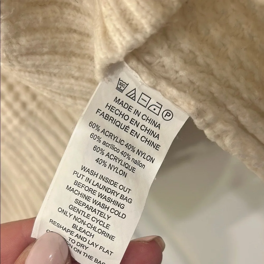 Michael Kors Cream‎ Cowl Neck Sweater